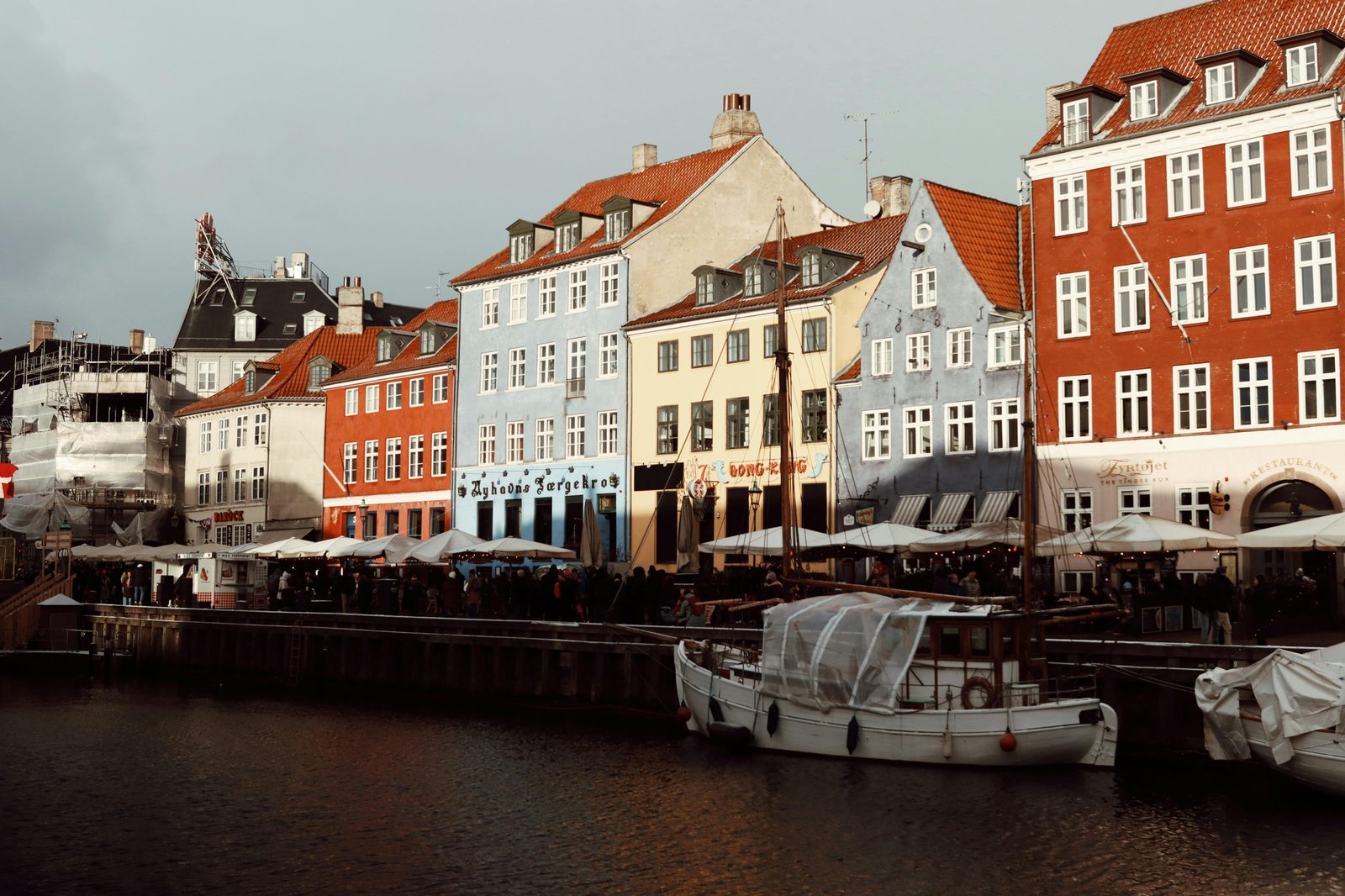 Colourful Nyhavn canal buildings in Copenhagen during winter — Copenhagen is one of the safest cities in Europe, but watch for pickpockets at tourist hotspots