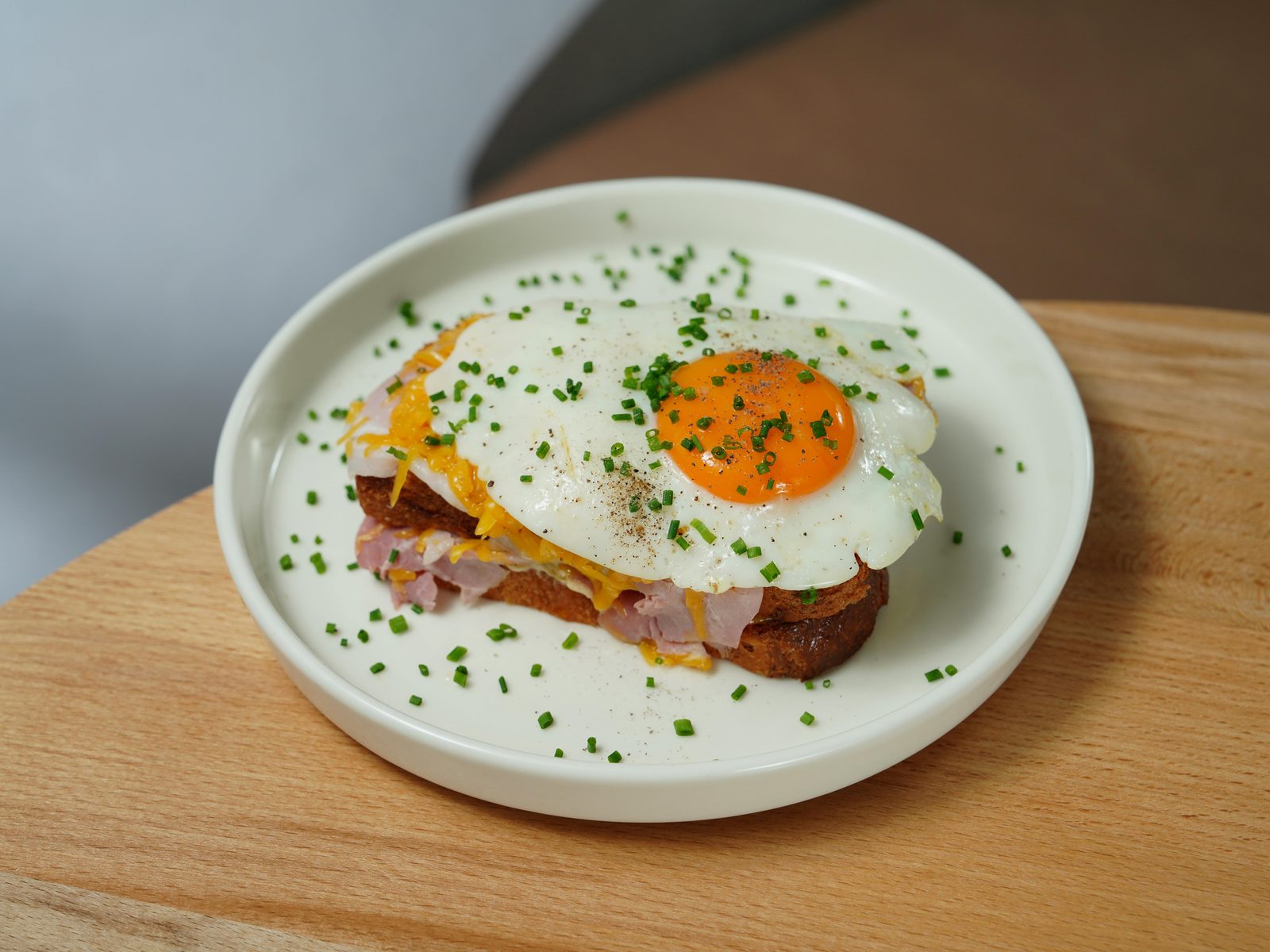 Shrimp and egg on open sandwich — Stjerneskud (shooting star) is the most photogenic and popular smørrebrød with shrimp, salmon and egg