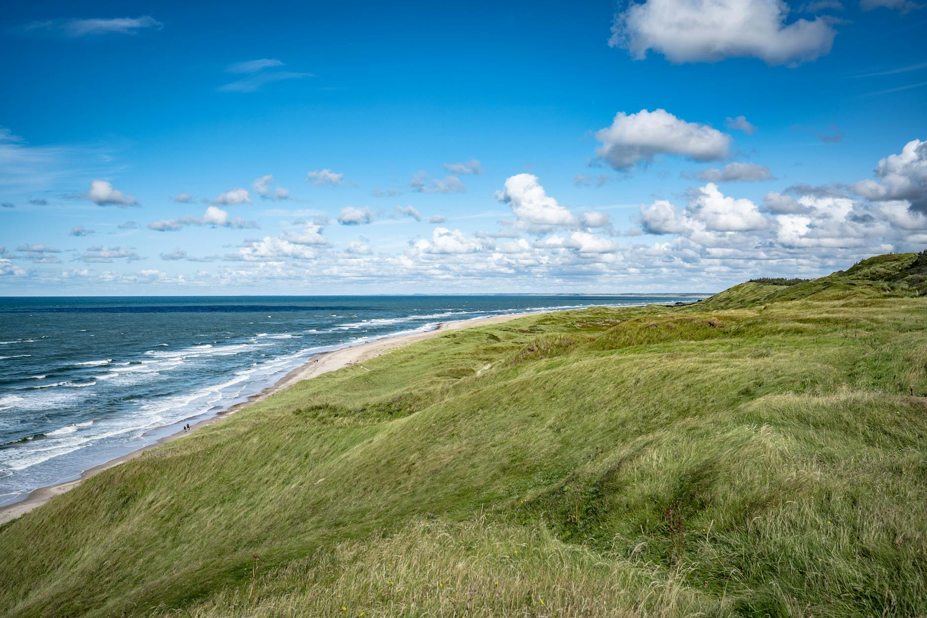 Bornholm's sunny Baltic coastline