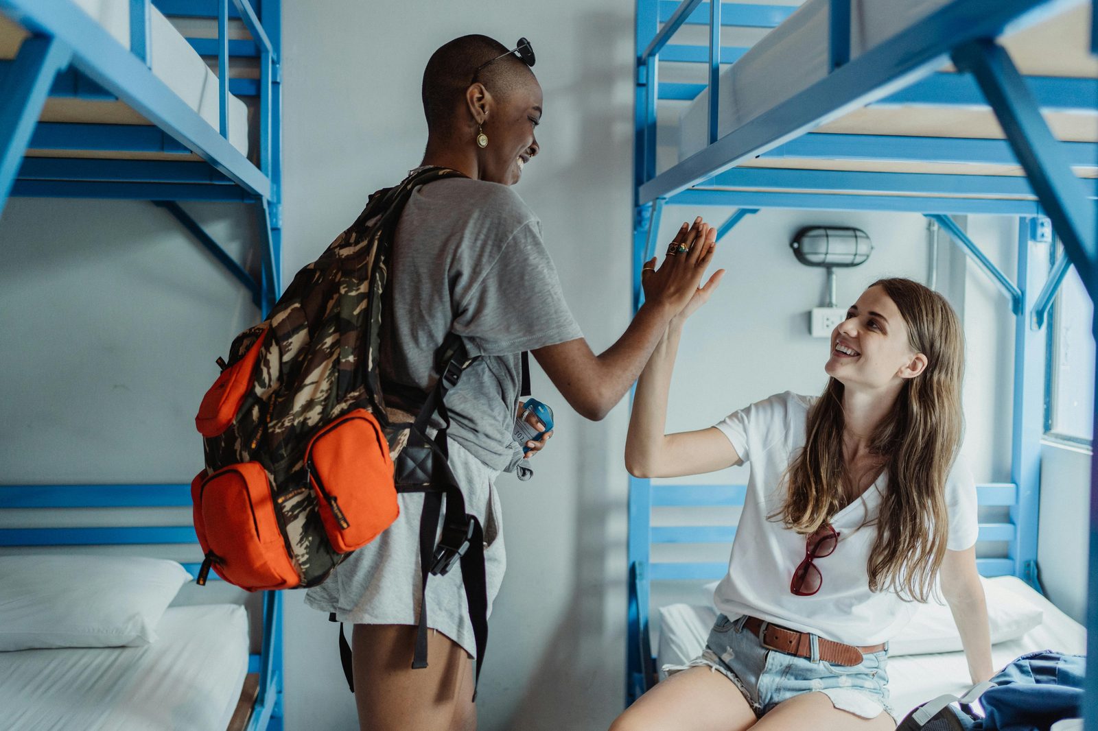 A hostel dorm — budget accommodation for Copenhagen on a budget