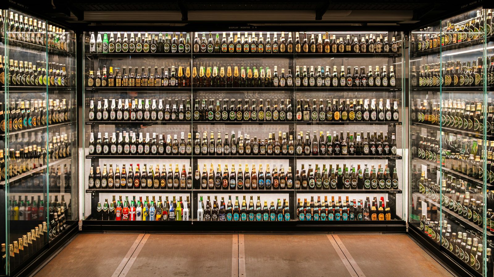 Beer glass bottle Danish — Carlsberg lager (founded 1847) is Denmark's most-famous beer, brewed at this site for 150+ years