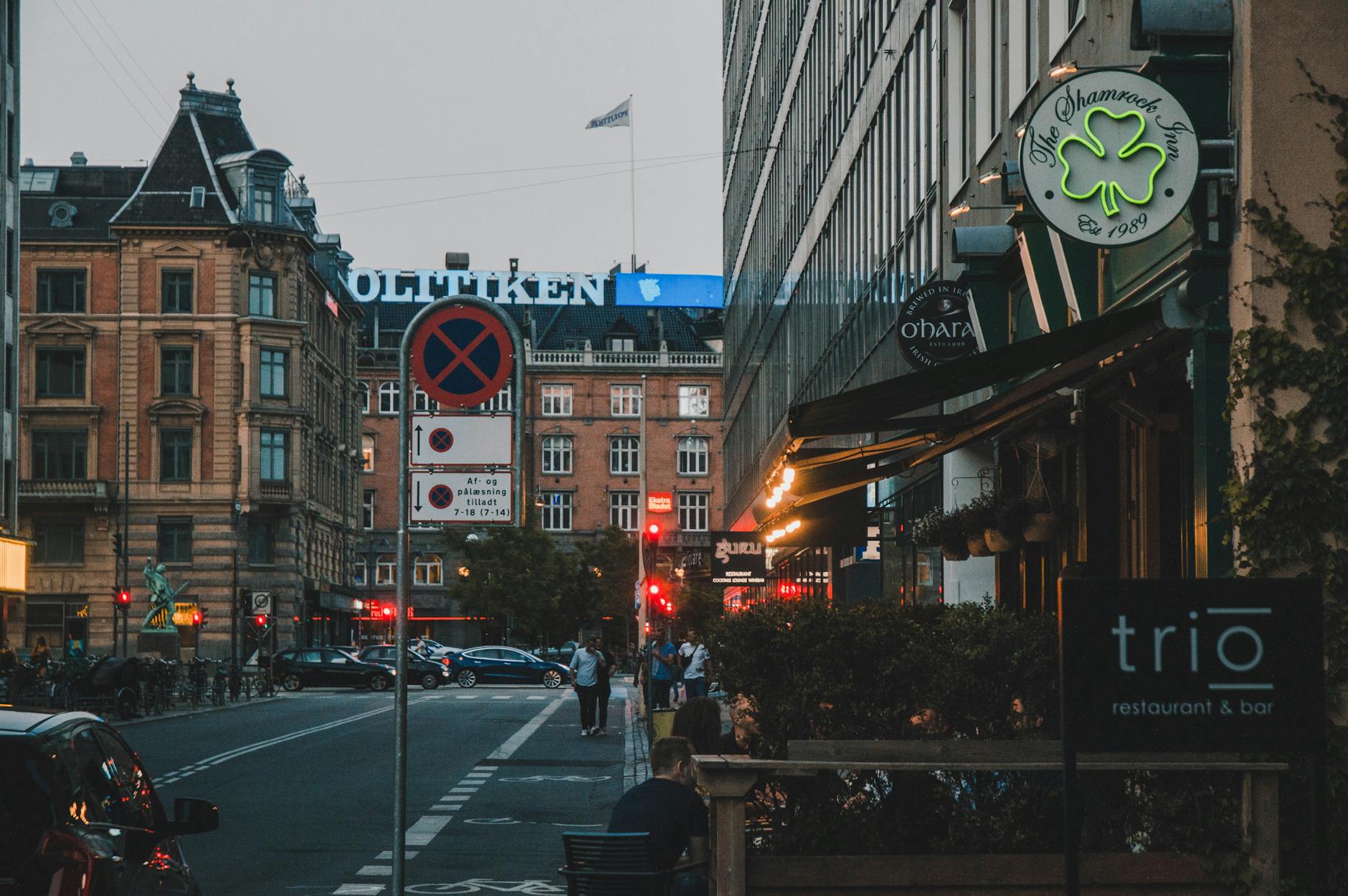 Chatting over coffee in a Copenhagen café