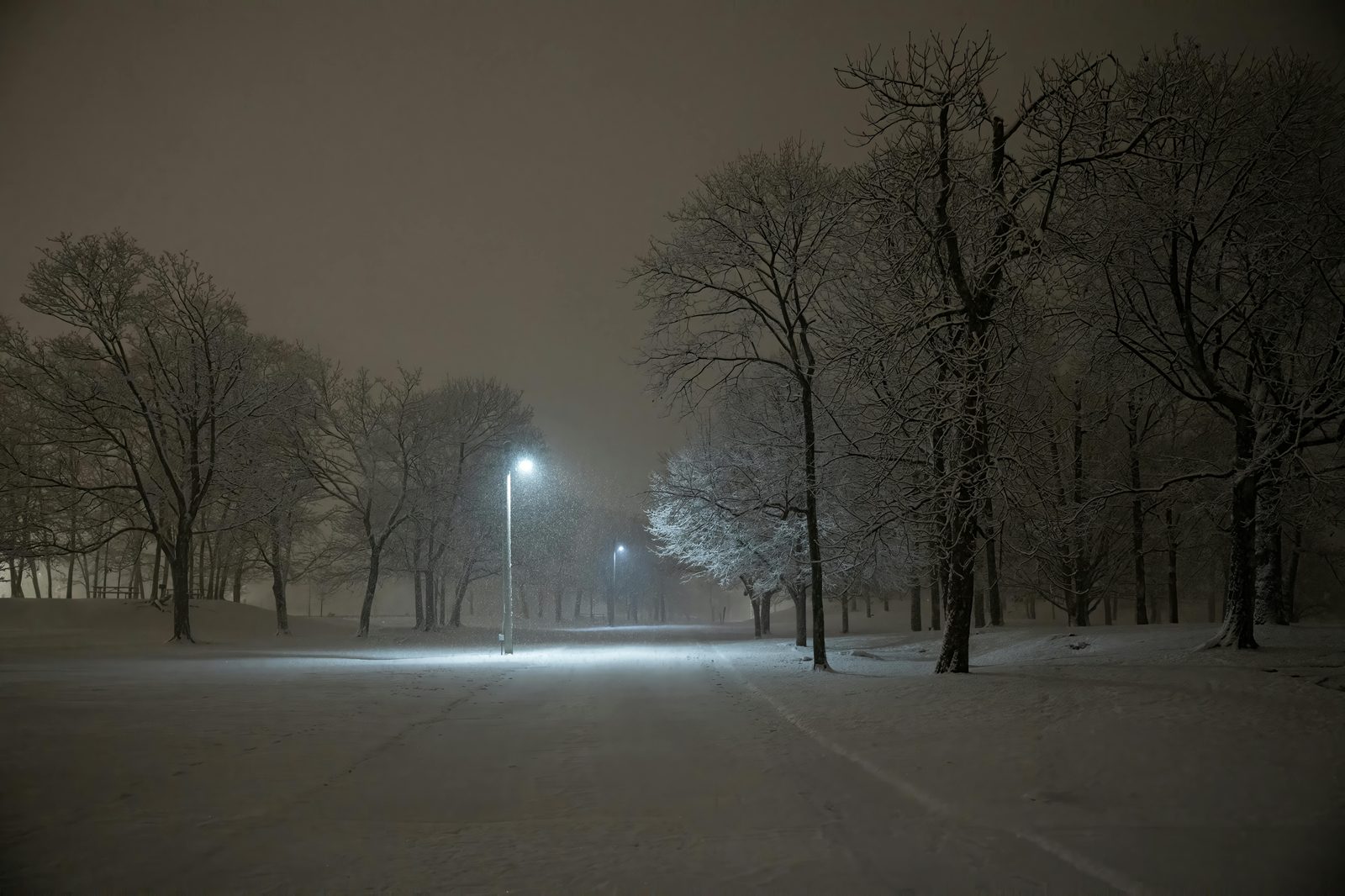 December city snow lights night — Copenhagen in December is the most magical month with Tivoli Christmas, markets, and city-wide illumination