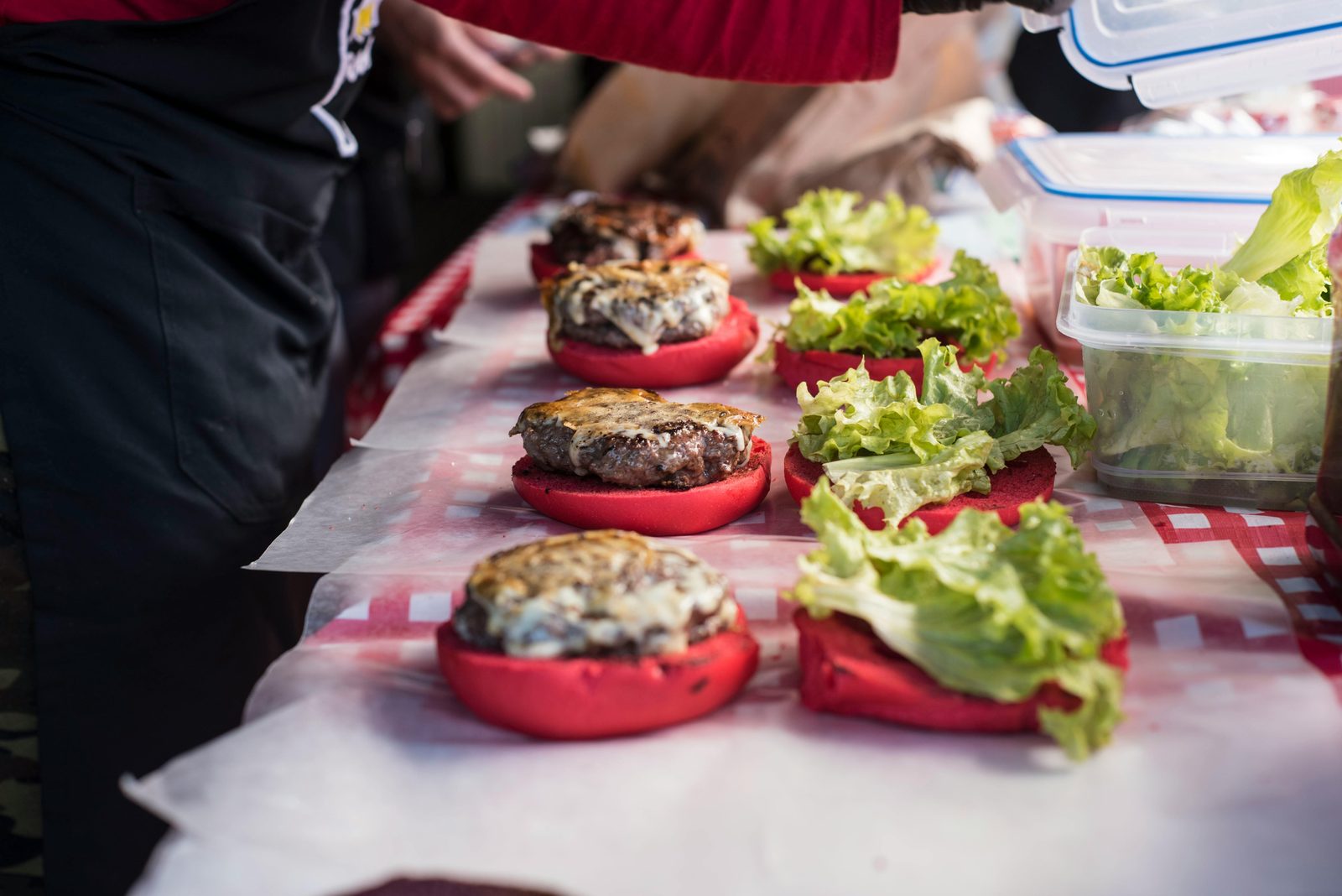Artisan burger street food — Copenhagen's burger scene at Reffen includes Bronut, Gasoline Grill, Tommi's Burger Joint
