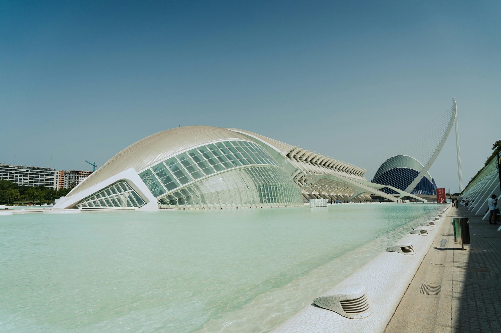 Den Bla Planet aquarium exterior, the whirlpool-shaped building by 3XN and Northern Europe's largest aquarium