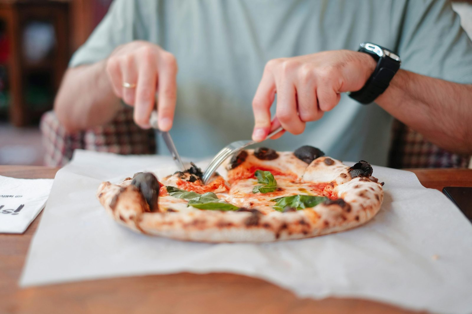 Children eating sourdough pizza at Mother in Copenhagen's meatpacking district