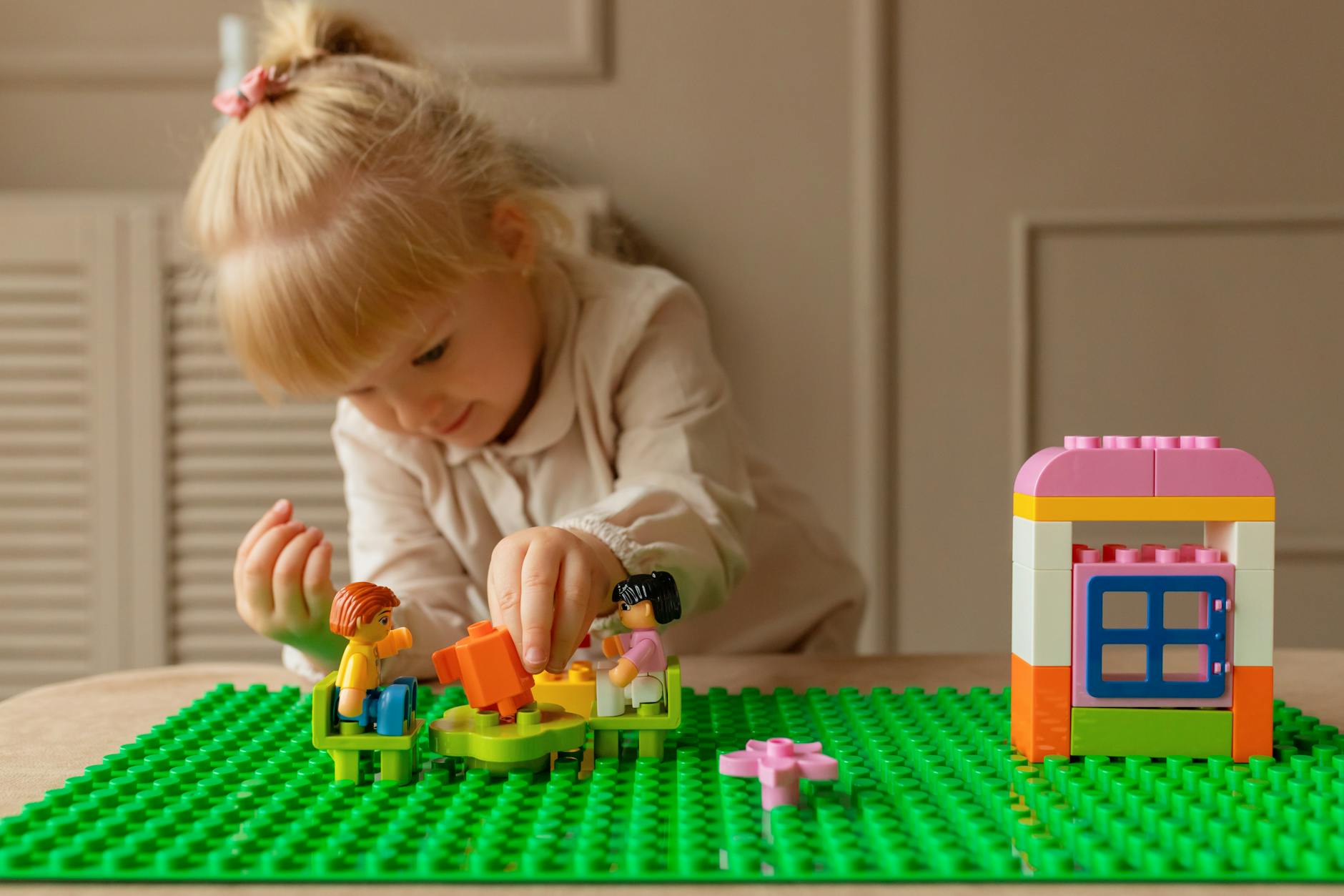 Colourful LEGO bricks