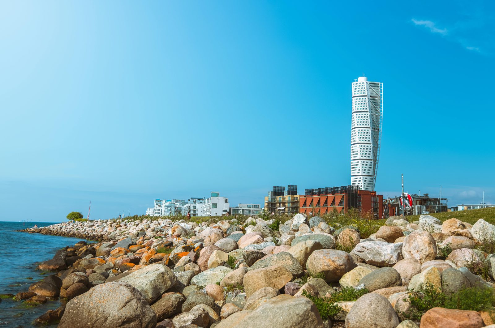 Turning Torso building in Malmo — Santiago Calatrava's 190m skyscraper is Scandinavia's tallest building