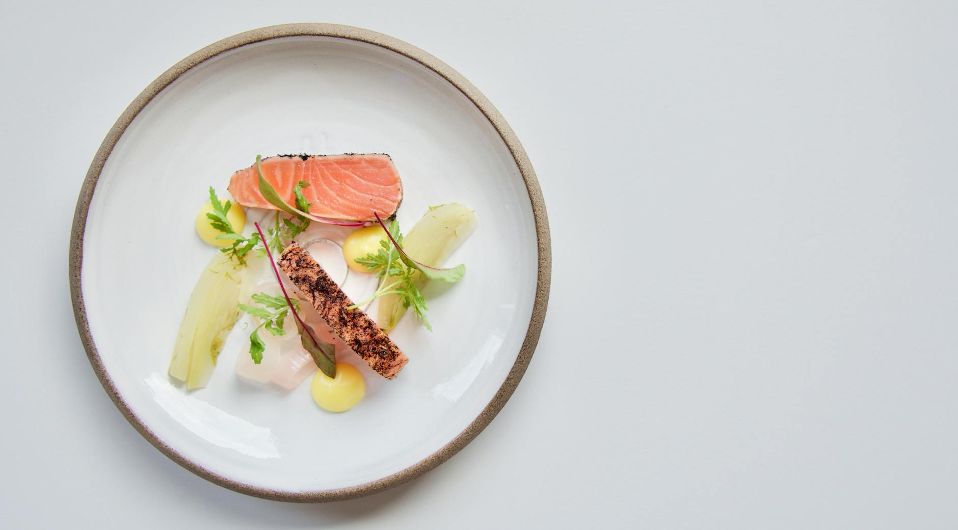 New Nordic cuisine on a plate