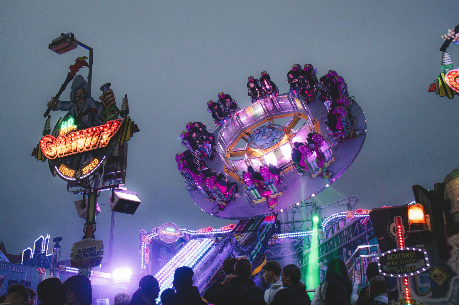 Amusement park evening lights — Tivoli Gardens evening is the magical end to a Copenhagen 1 day itinerary