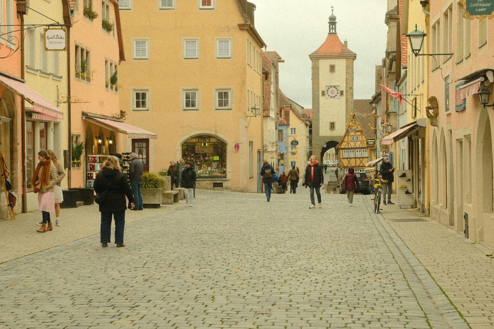 Walking old town europe tourists — Stroget pedestrian street is Copenhagen 1 day itinerary essential