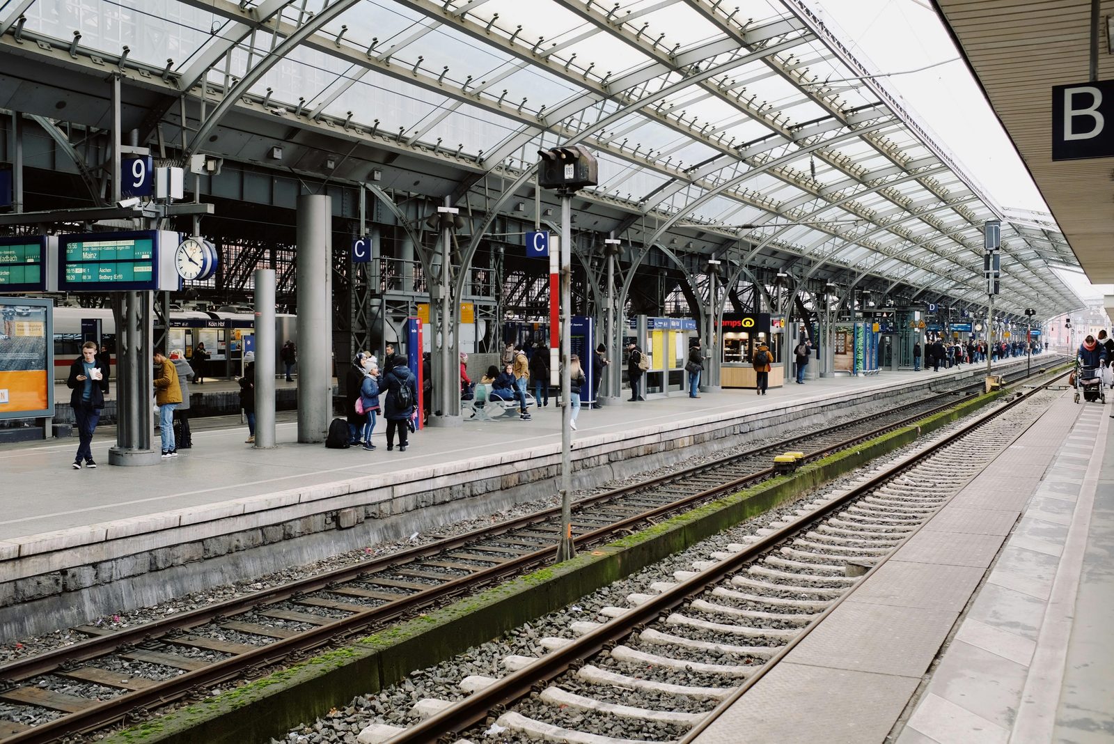 Regional train at platform — the Oresundstag train runs from Copenhagen to Malmo every 20 minutes for SEK 134/DKK 105