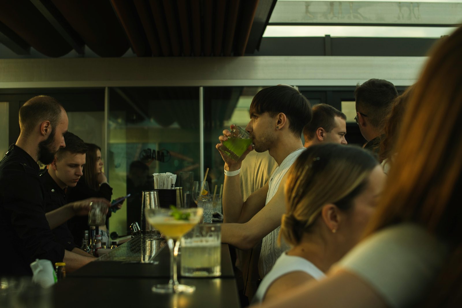 Cocktail bar in the evening — the cocktail side of a Copenhagen weekend