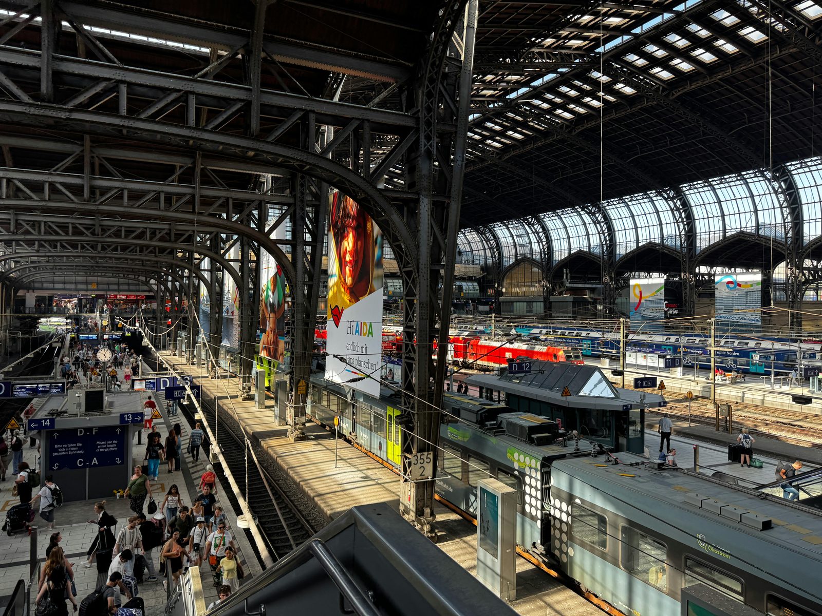 Arriving at the station — the Friday evening start to a Copenhagen weekend