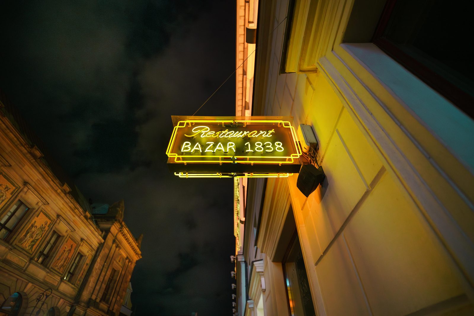 Saturday-night restaurant scene — the fine-dining evening of a Copenhagen weekend