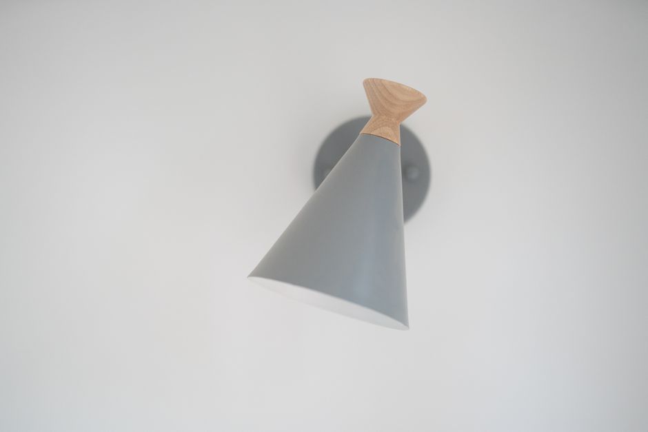 Danish design lighting and furniture in a Copenhagen showroom