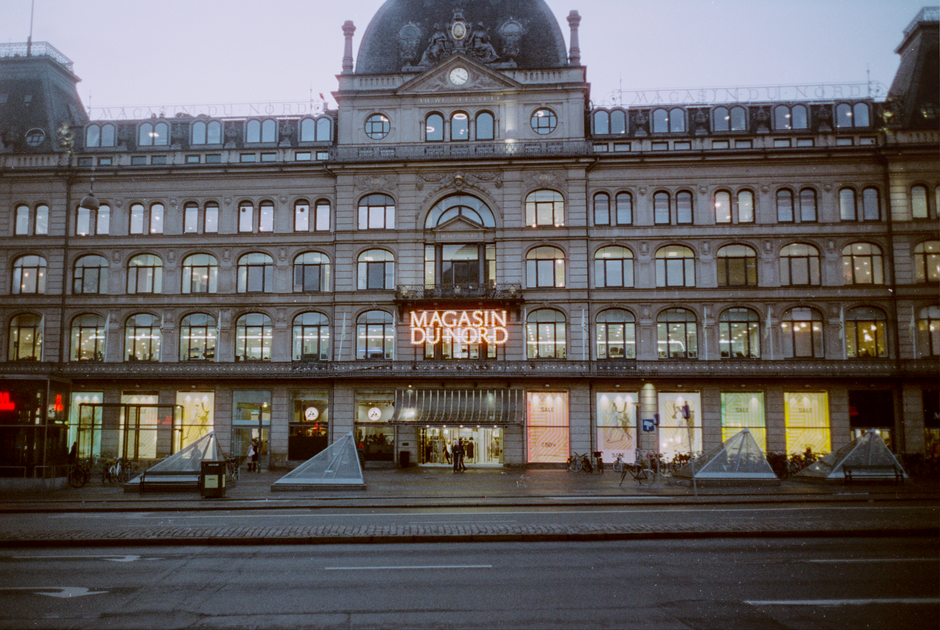 The grand French Renaissance facade of Magasin du Nord on Kongens Nytorv