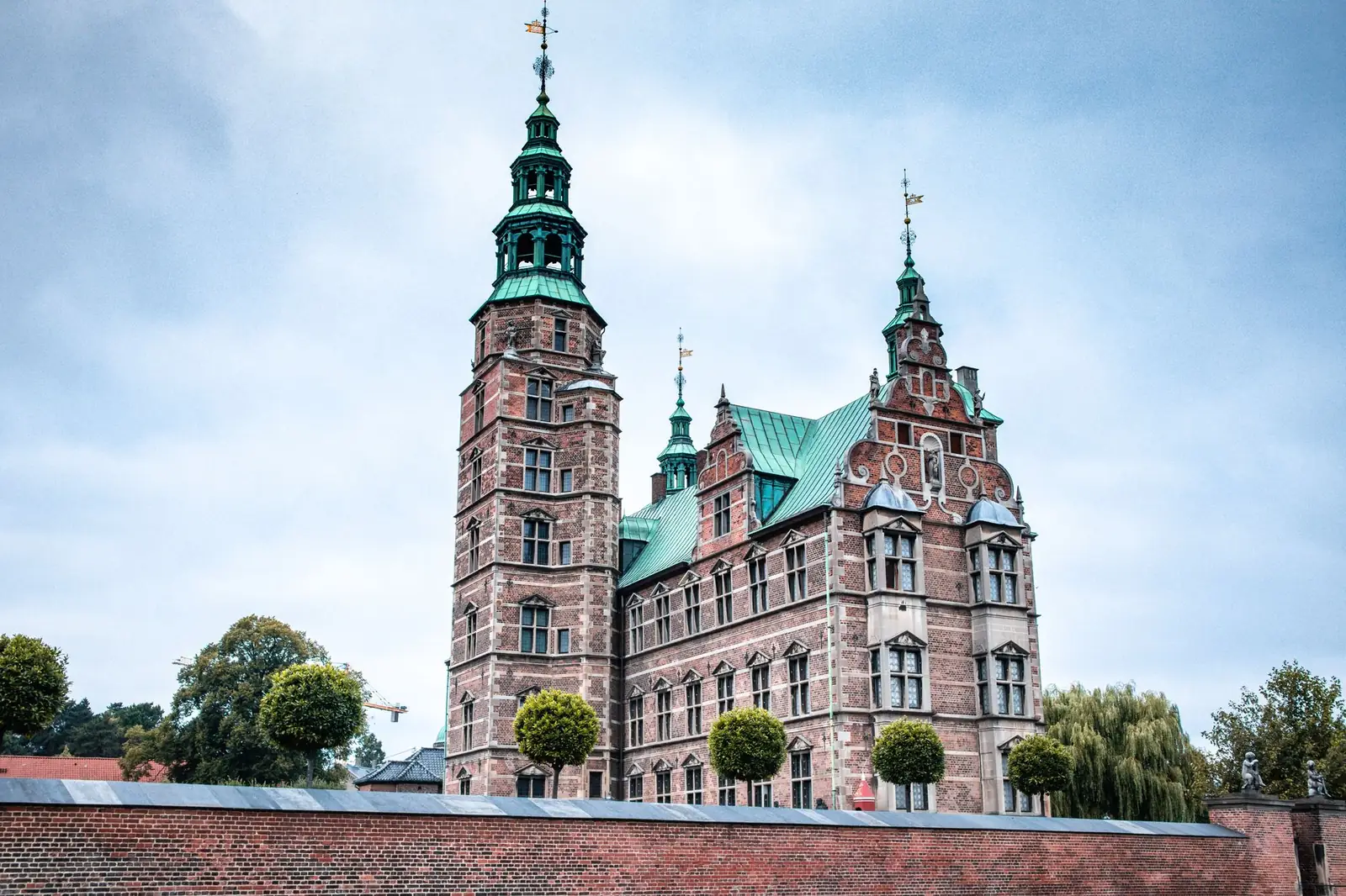 The Renaissance towers of Rosenborg Castle in Copenhagen